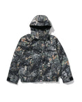 Tree Edge Camo Hooded Snowboard Jacket
