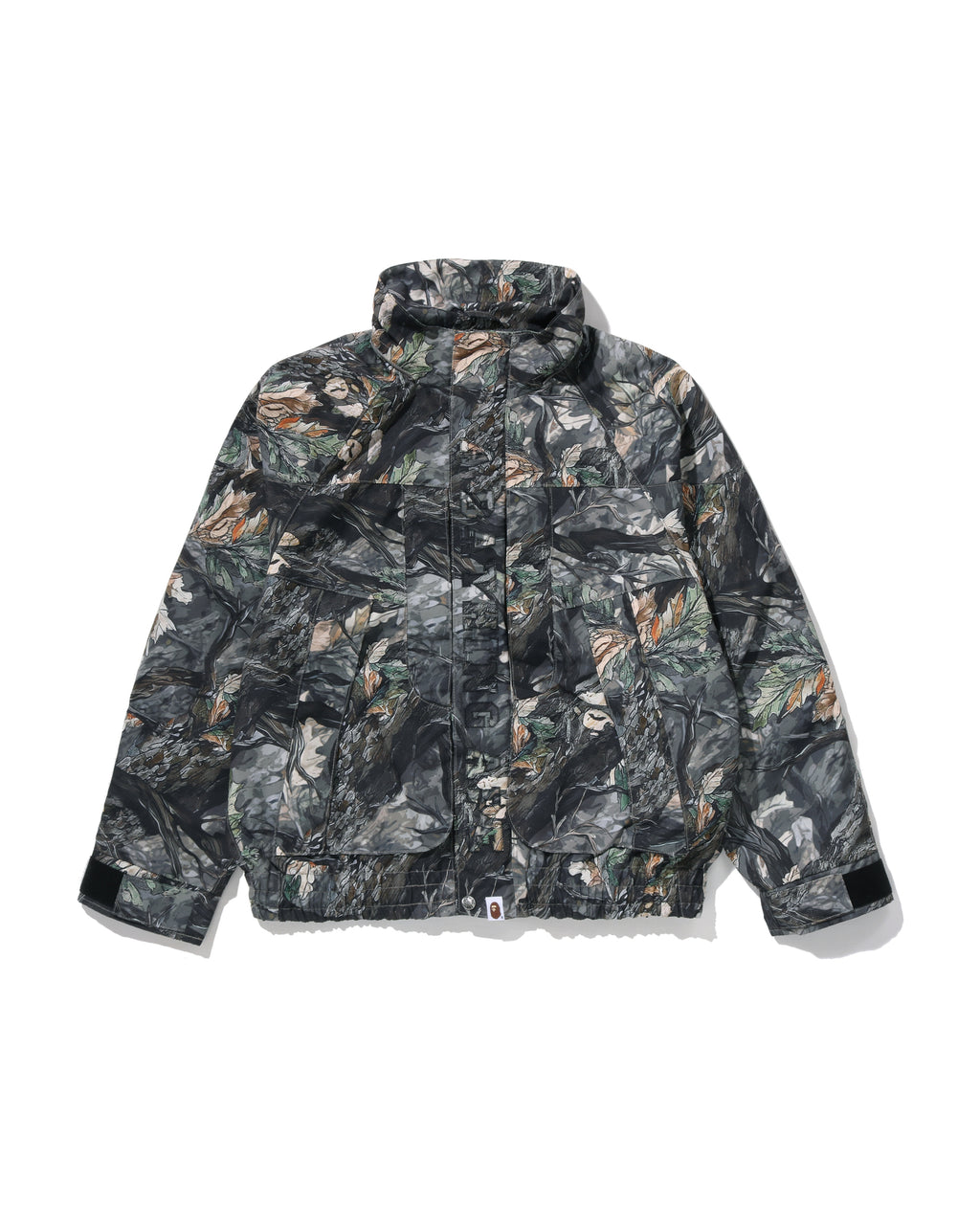 Tree Edge Camo Hooded Snowboard Jacket