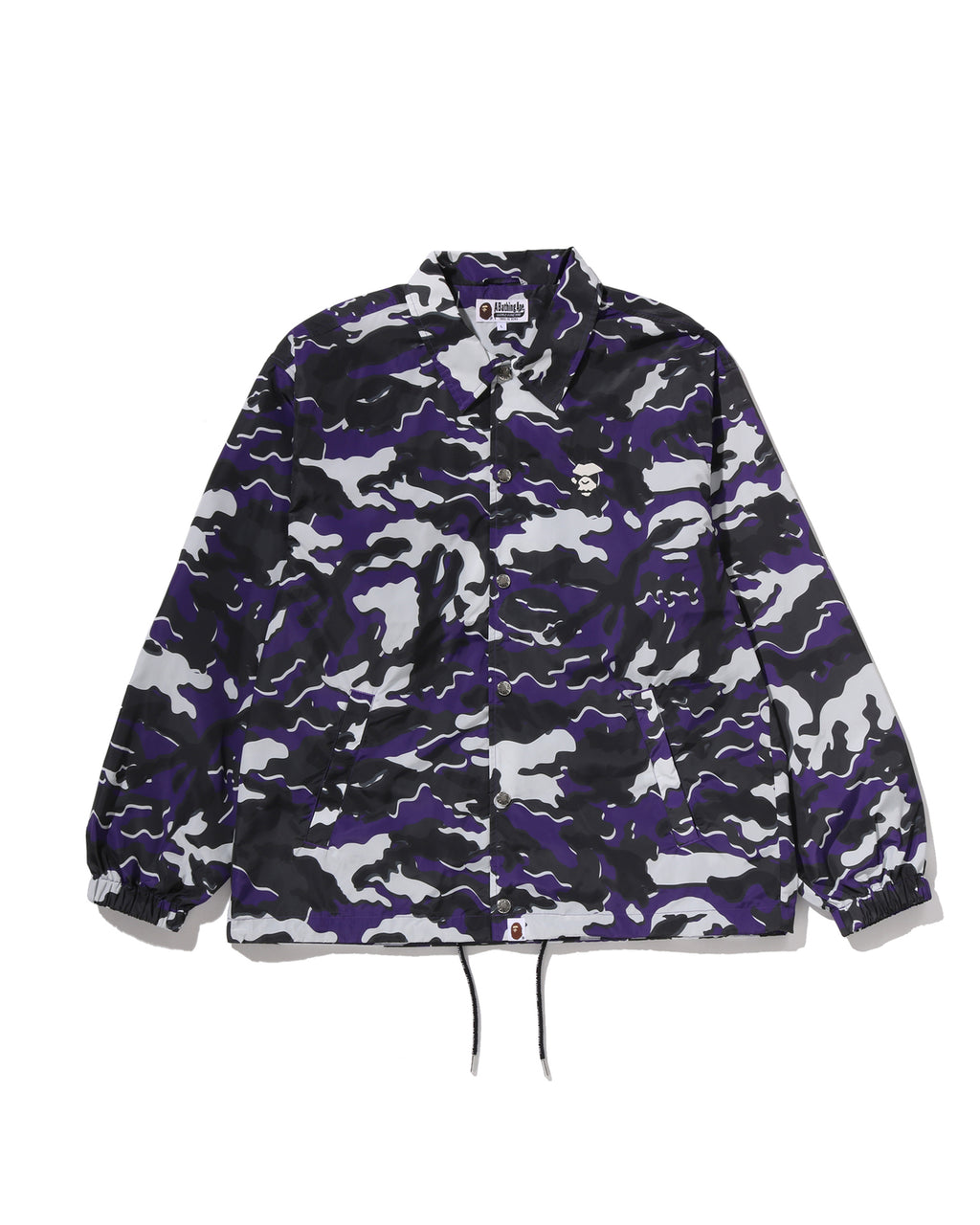 Glitch Woodland Camo Coach Jacket