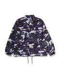 Glitch Woodland Camo Coach Jacket