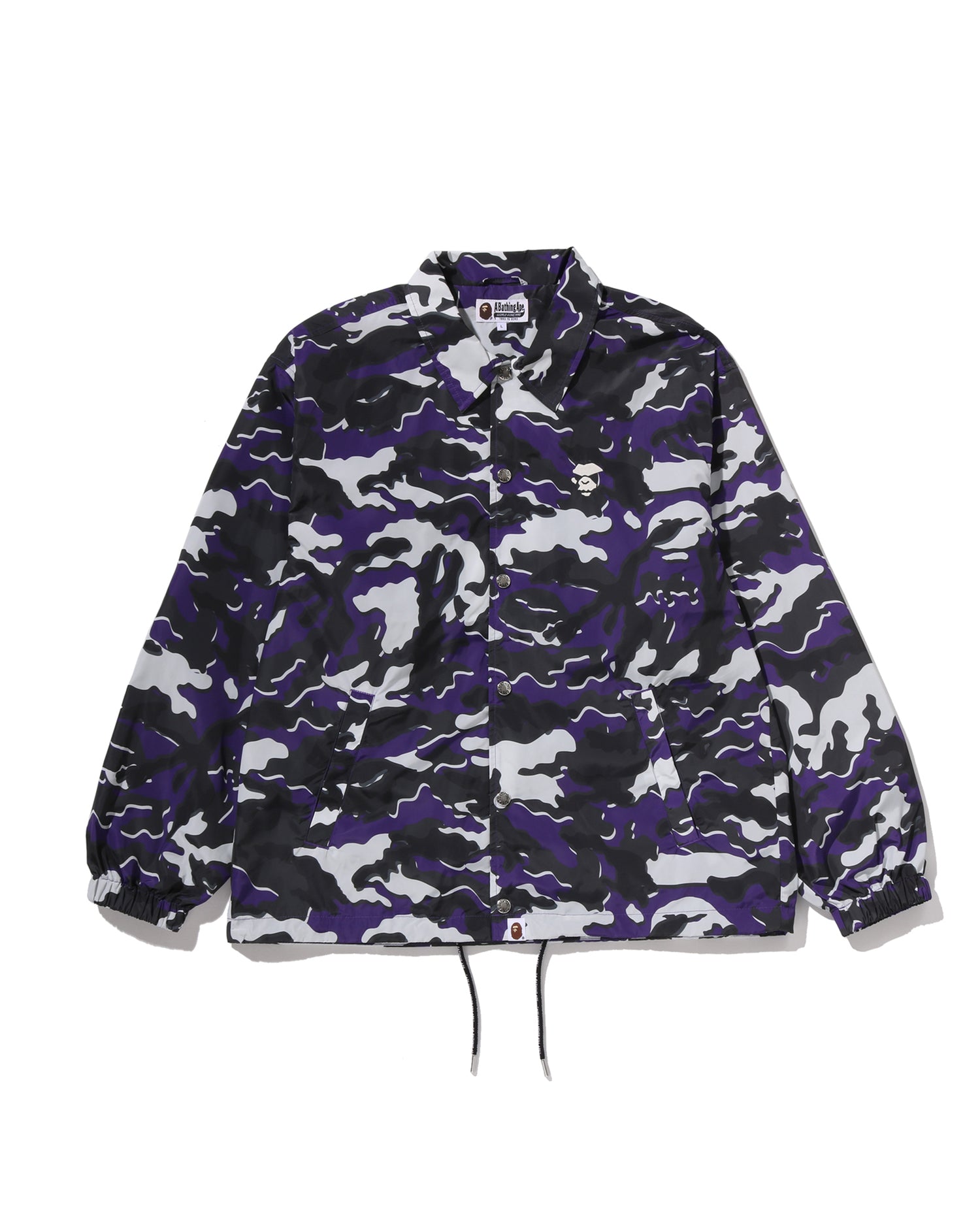 Glitch Woodland Camo Coach Jacket