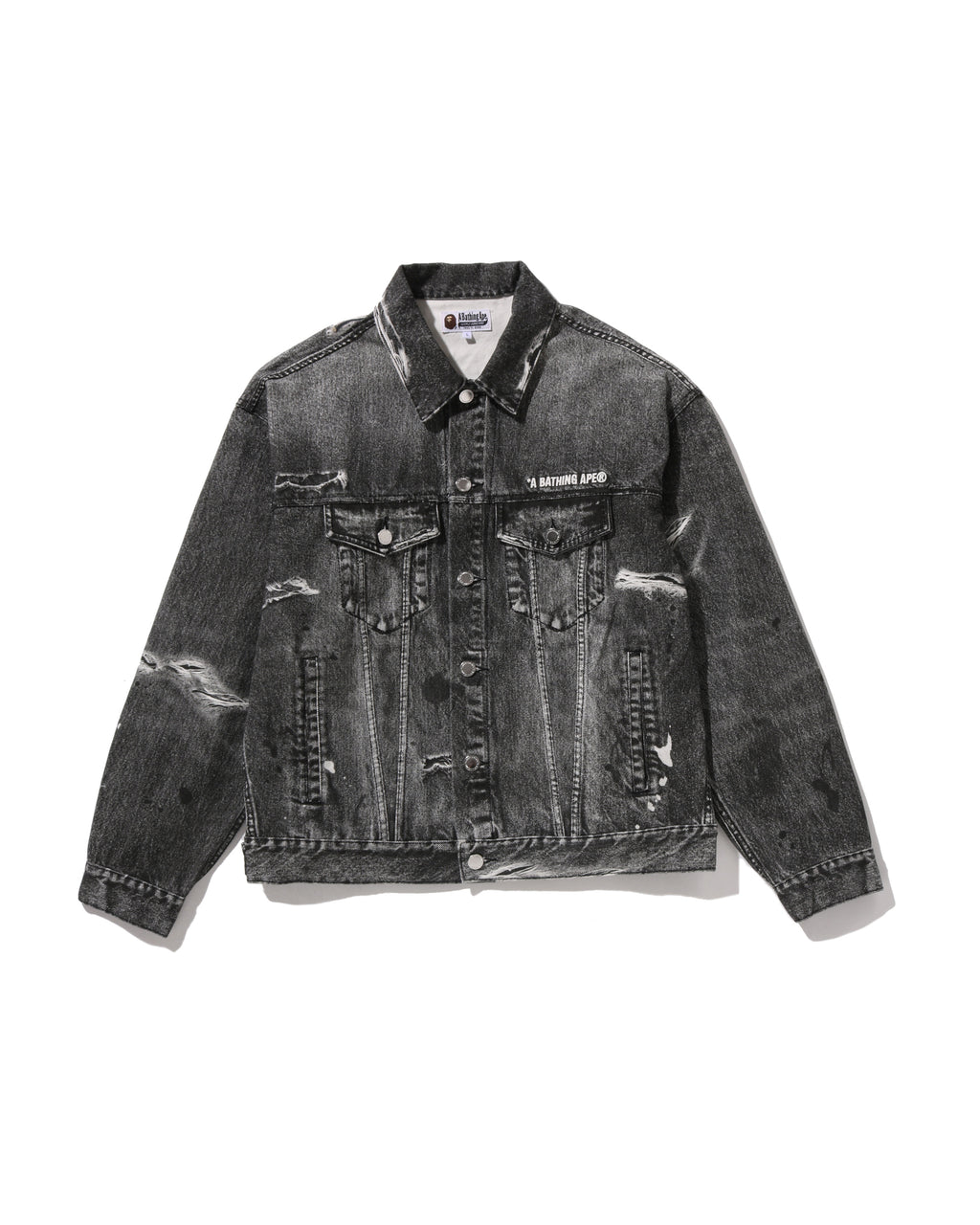 Fake Print Trucker Jacket