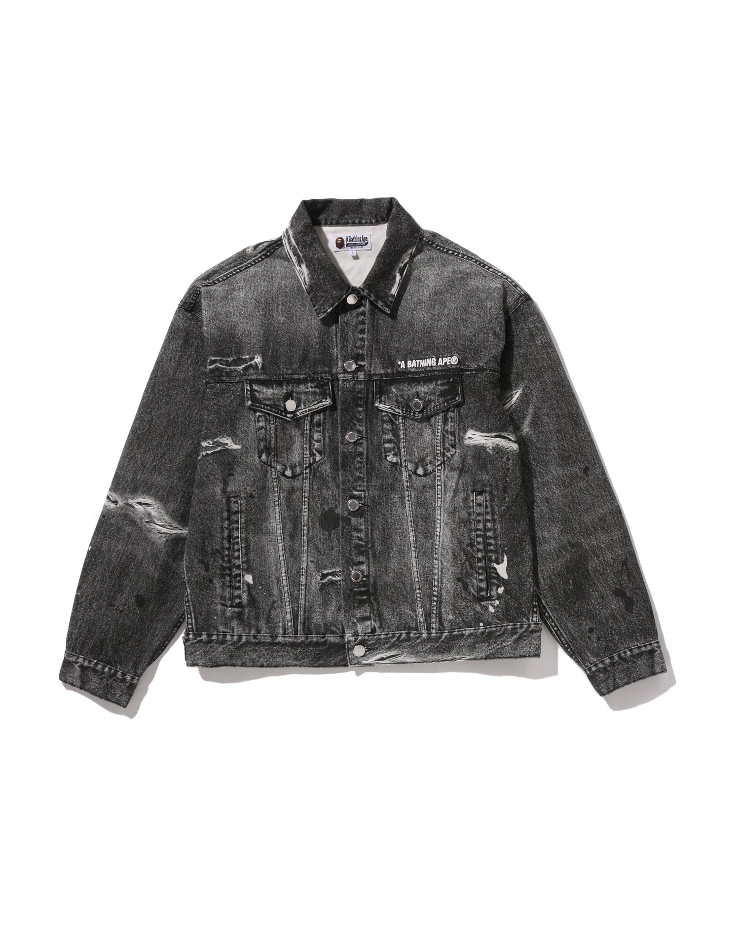 Fake Print Trucker Jacket