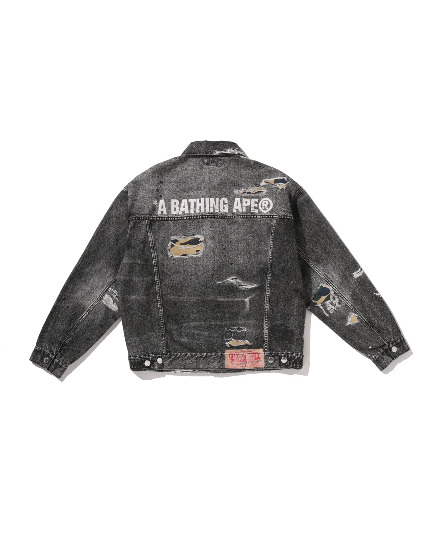 Fake Print Trucker Jacket