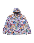 Art Camo Hooded Jacket