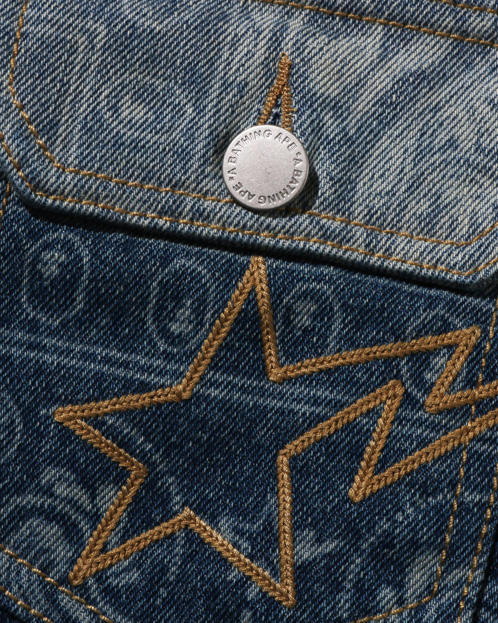 Paisley Pattern Denim Trucker Jacket