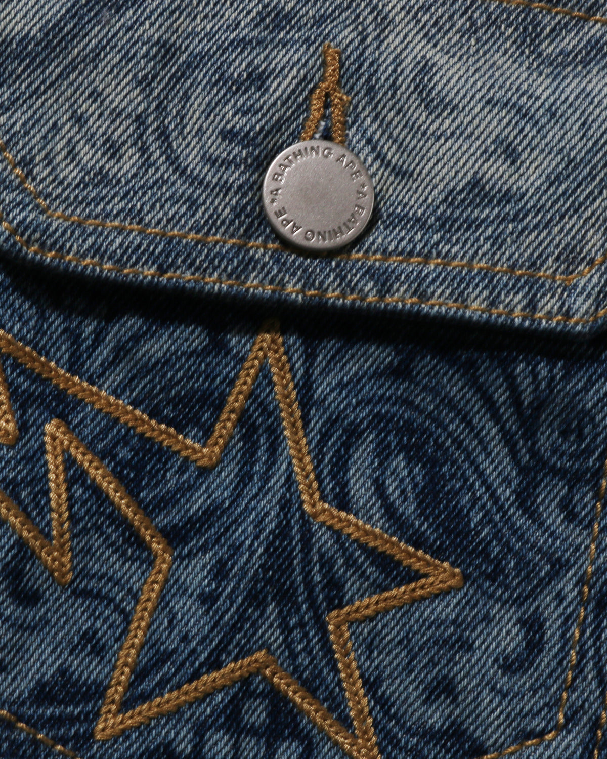 Paisley Pattern Denim Trucker Jacket