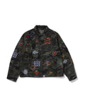 Hybrid Camo Multi Badge Jacket
