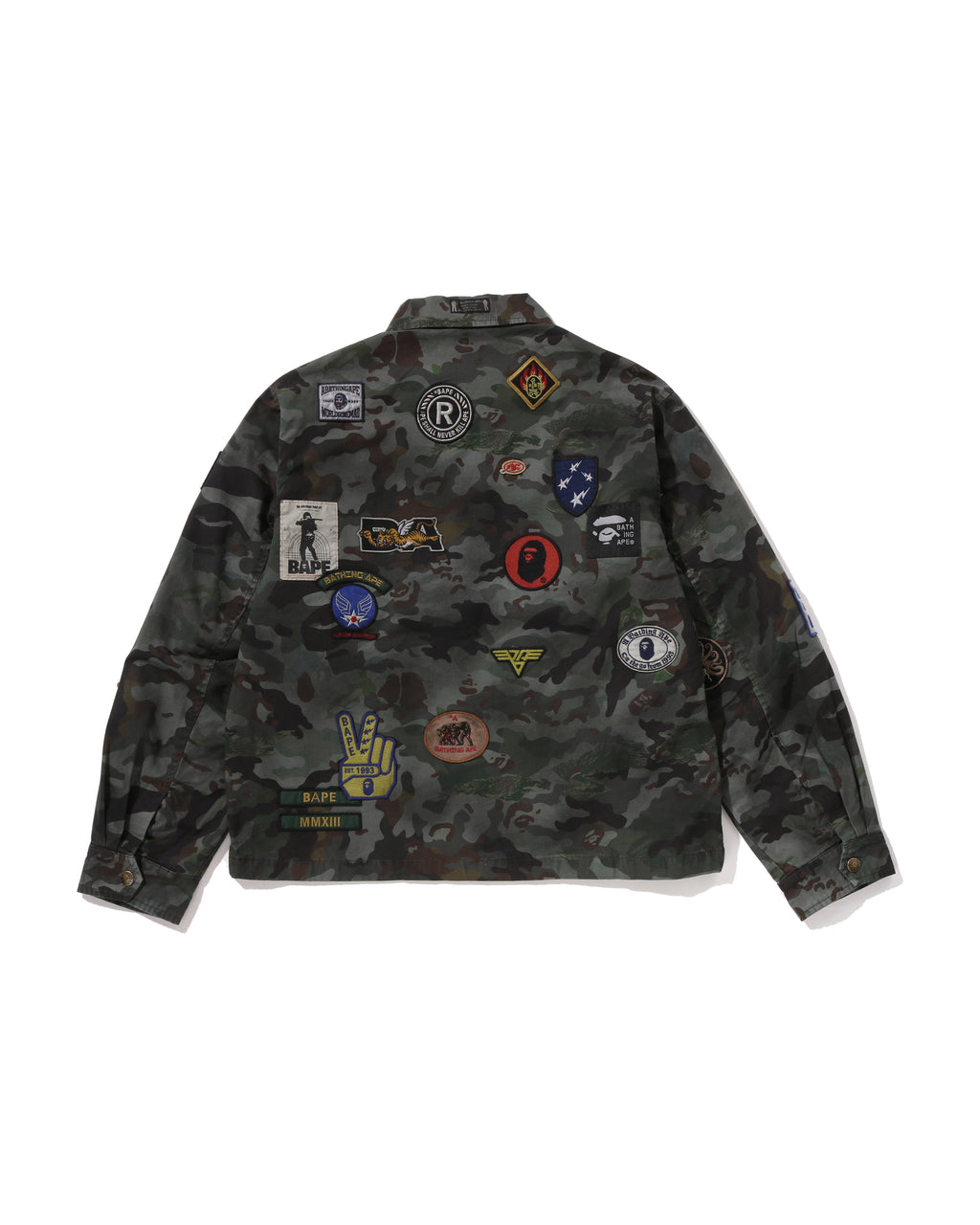 Hybrid Camo Multi Badge Jacket