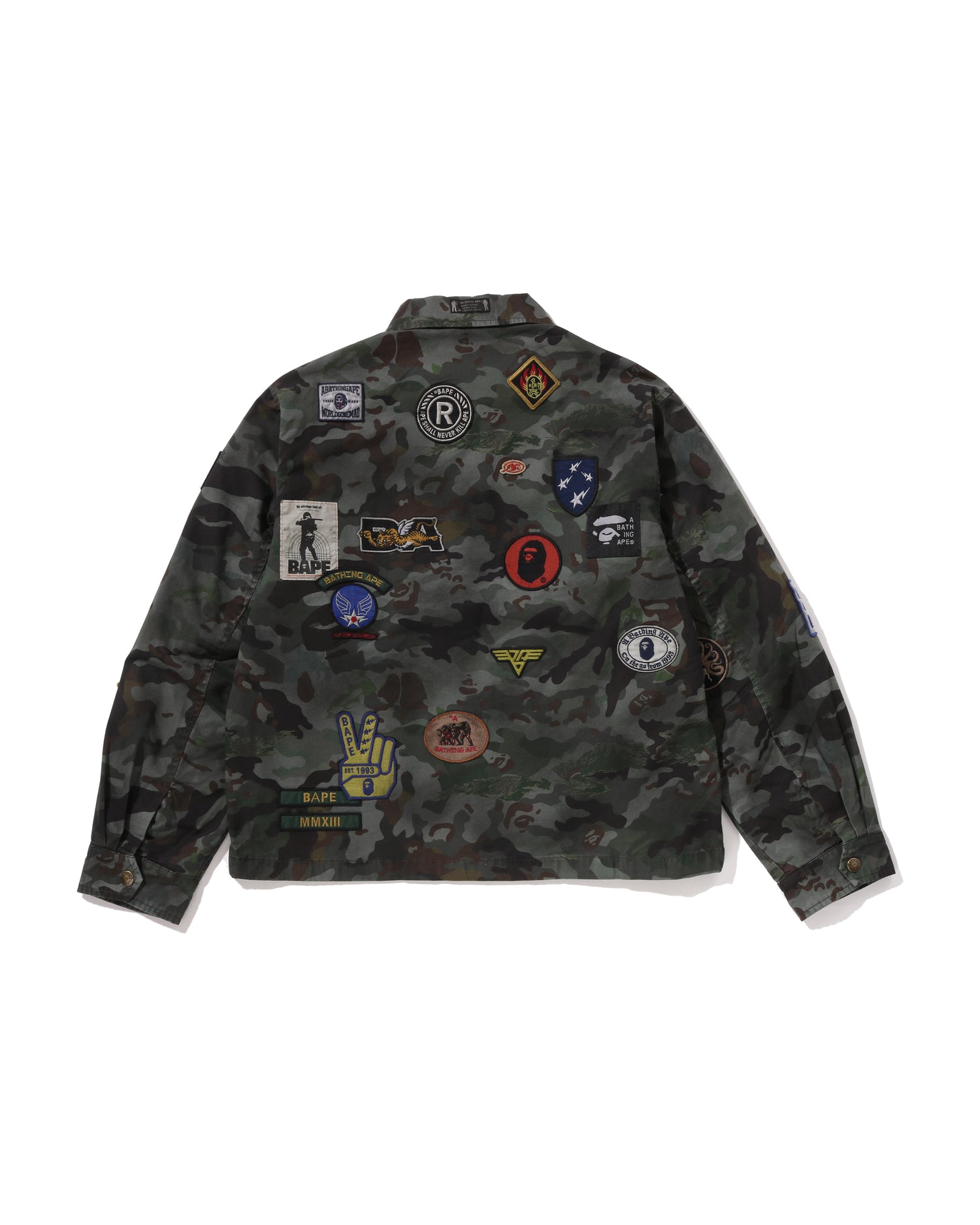 Hybrid Camo Multi Badge Jacket