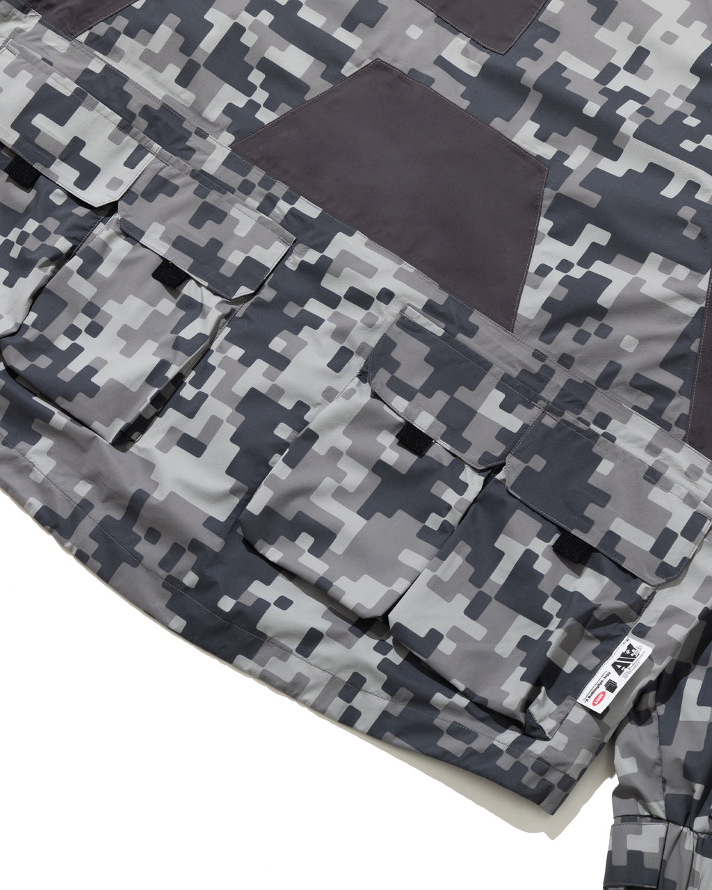 BAPE By Kazuki Kuraishi Pixelate Camo Snowboard 2-Layer Jacket