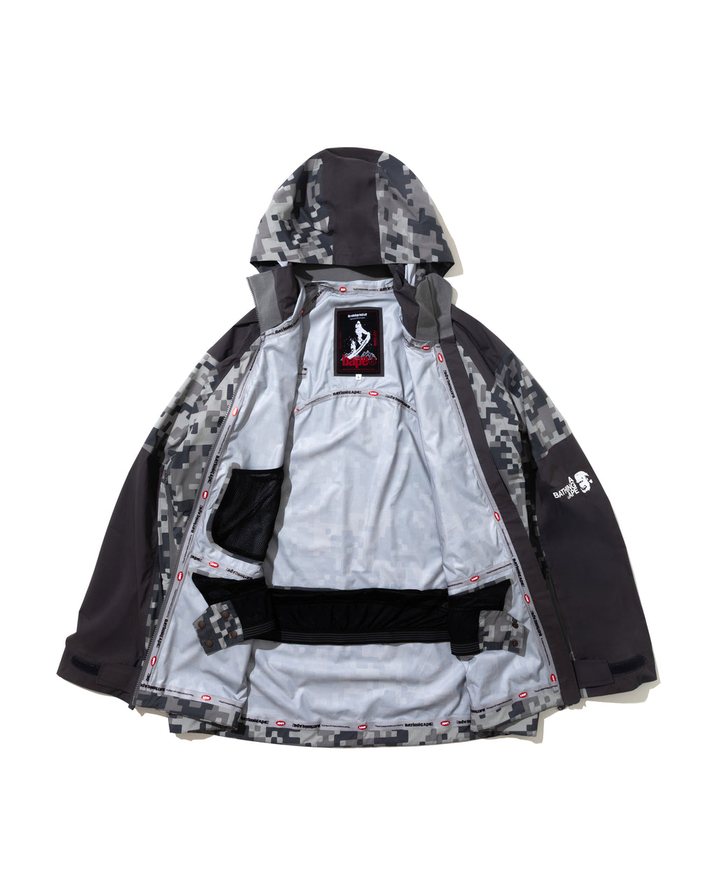 BAPE By Kazuki Kuraishi Pixelate Camo 3-Layer Jacket