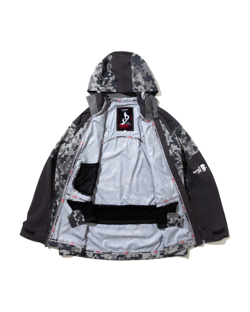 BAPE By Kazuki Kuraishi Pixelate Camo 3-Layer Jacket