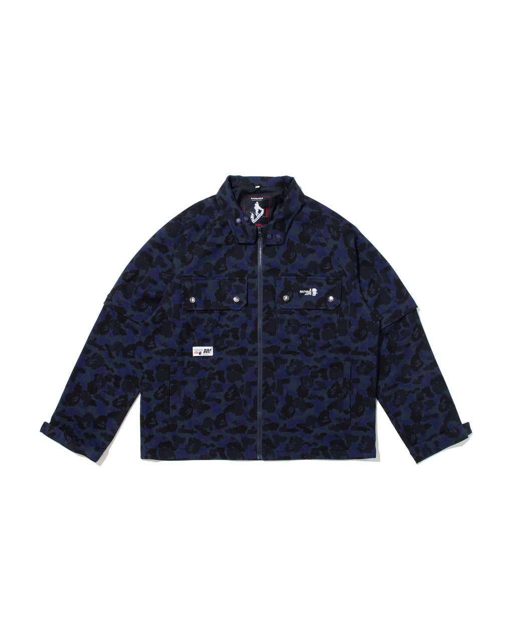 BAPE By Kazuki Kuraishi Pixelate Camo Detachable Zip Jacket