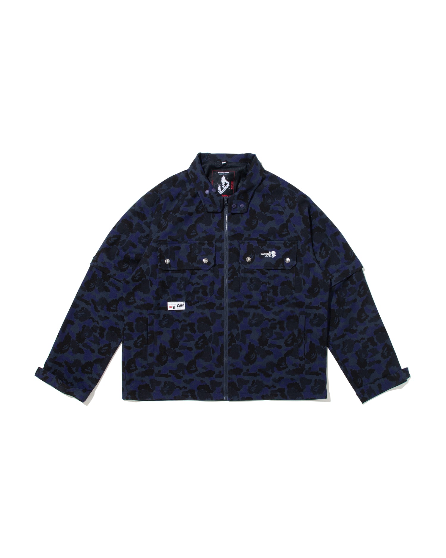 BAPE By Kazuki Kuraishi Pixelate Camo Detachable Zip Jacket