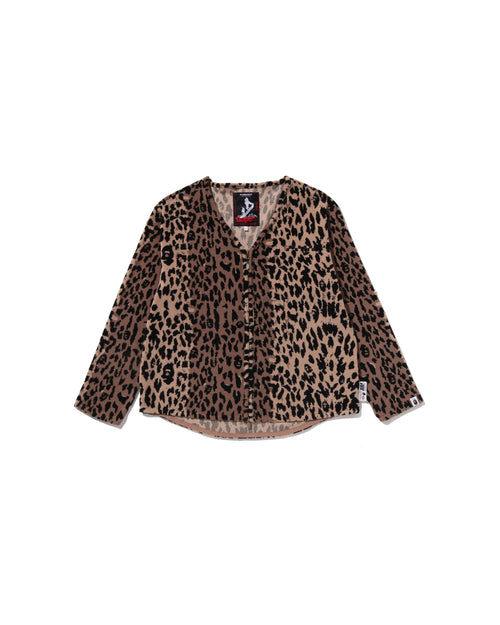 BAPE by Kazuki Kuraishi Leopard Pattern Zip Up Linner Jacket