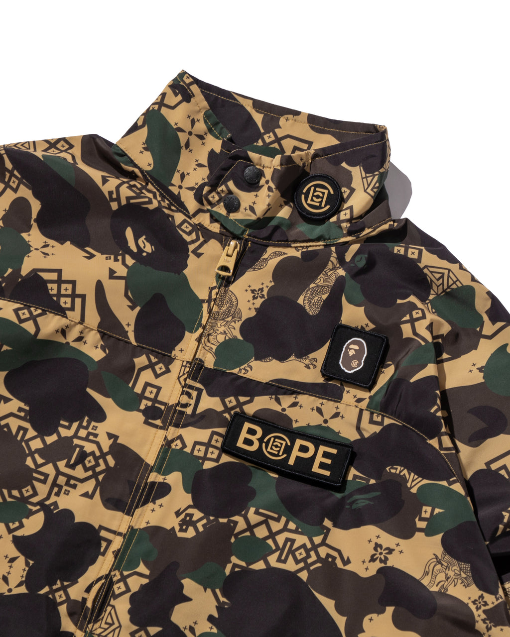 BAPE X Clot Camo Sleeve Detachable Rain Jacket