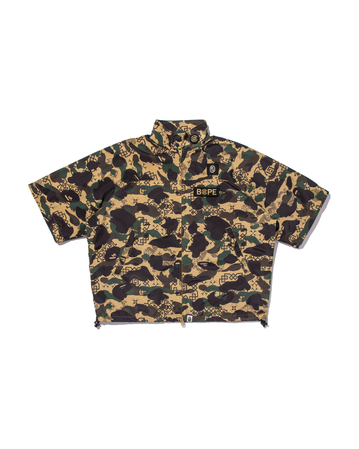BAPE X Clot Camo Sleeve Detachable Rain Jacket