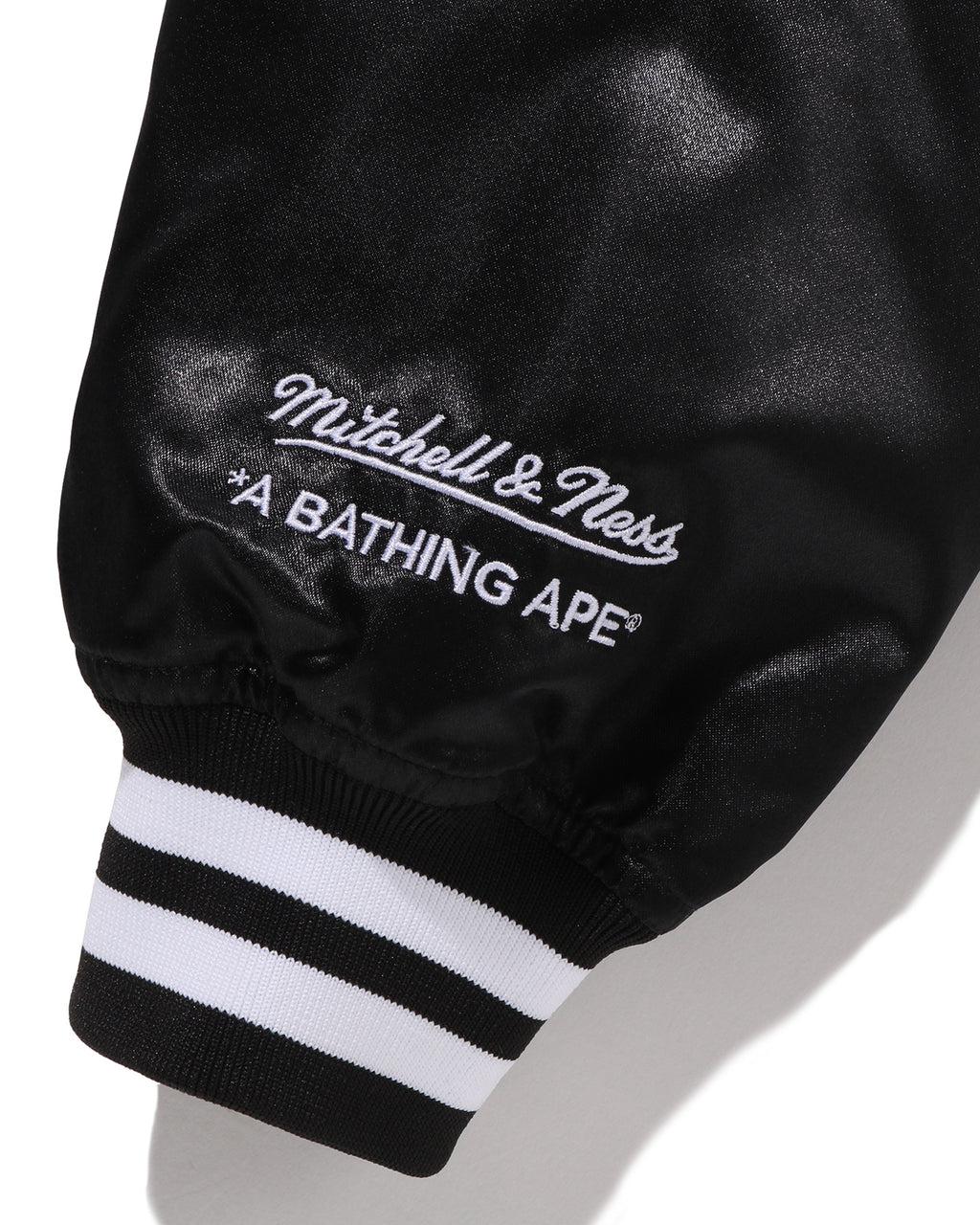 BAPE X M&N NBA -  New Jersey Nets Satin Jacket