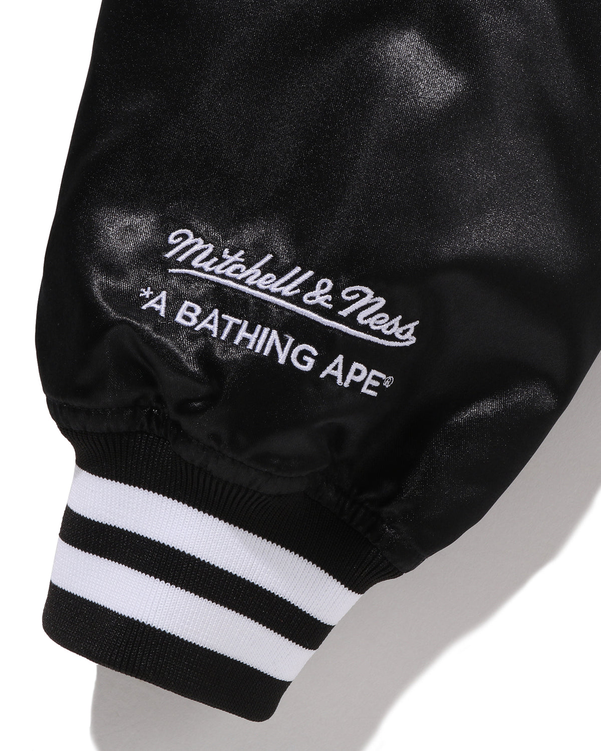 BAPE X M&N NBA -  New Jersey Nets Satin Jacket