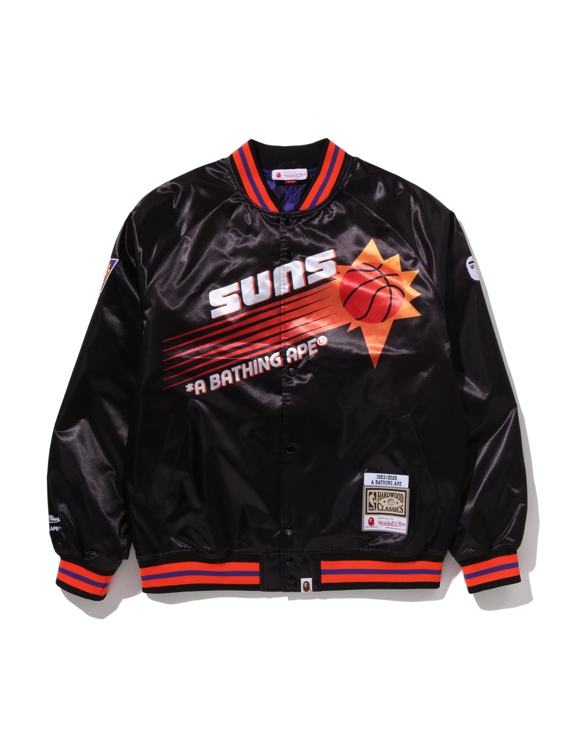 BAPE X M&N NBA -  Phoenix Suns Satin Jacket