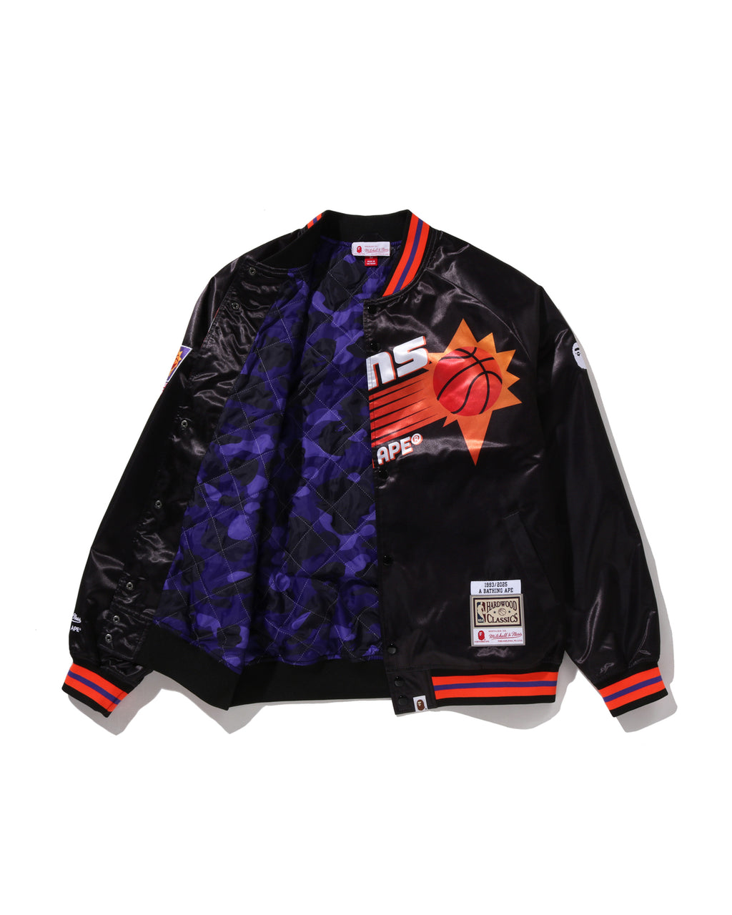 BAPE X M&N NBA -  Phoenix Suns Satin Jacket