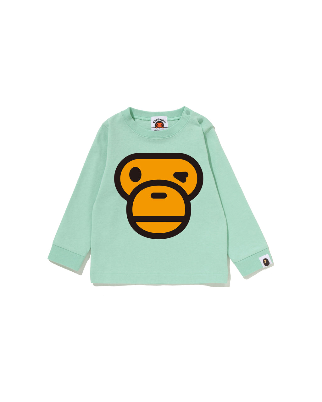 Kids Winking Milo Face Ls Tee