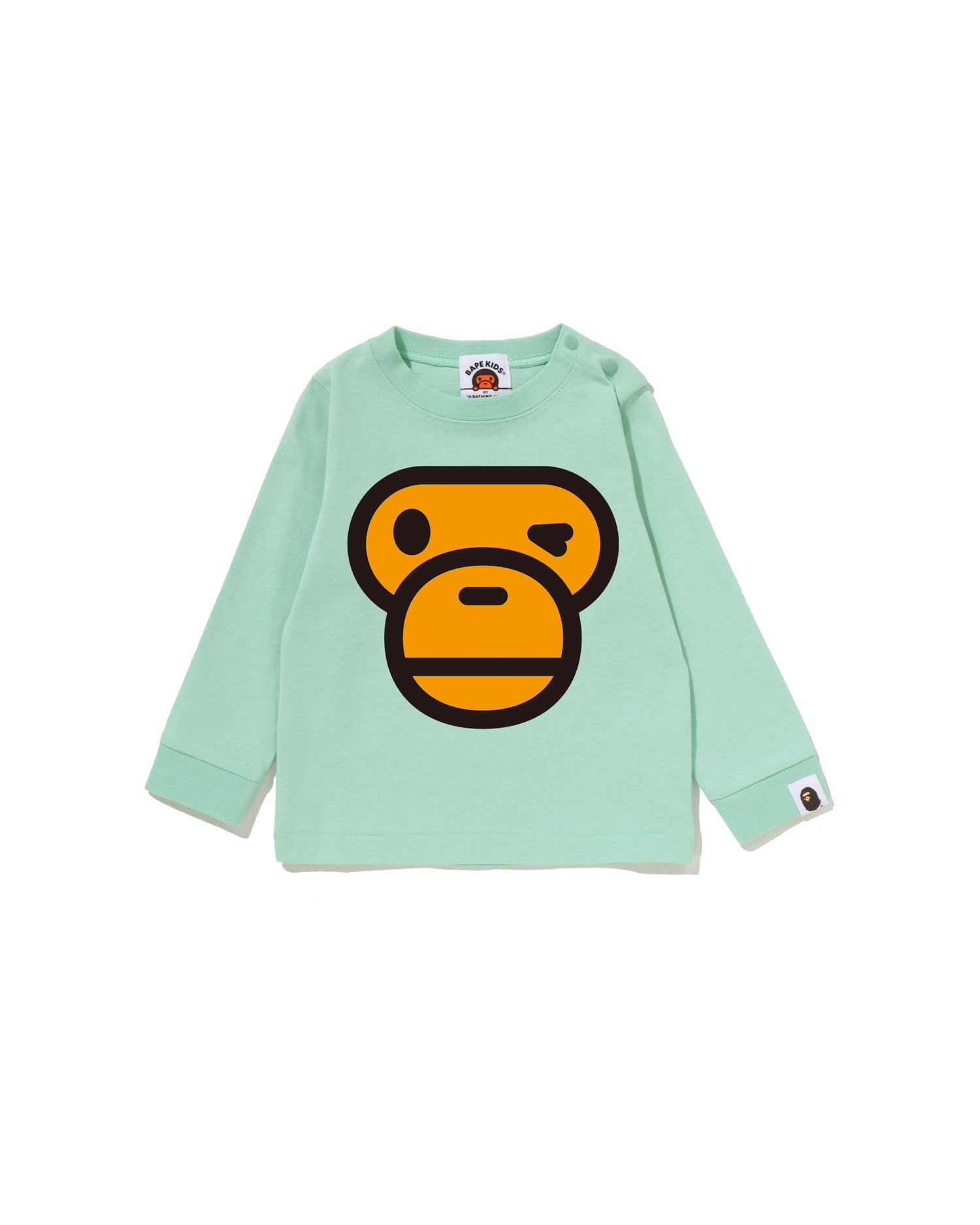 Kids Winking Milo Face Ls Tee