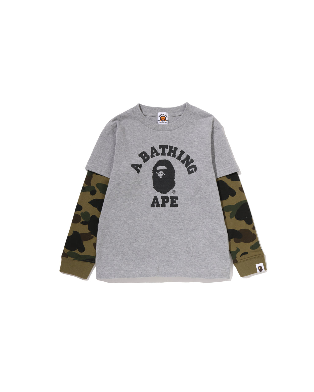 Kids 1st Camo College Layered Ls Tee