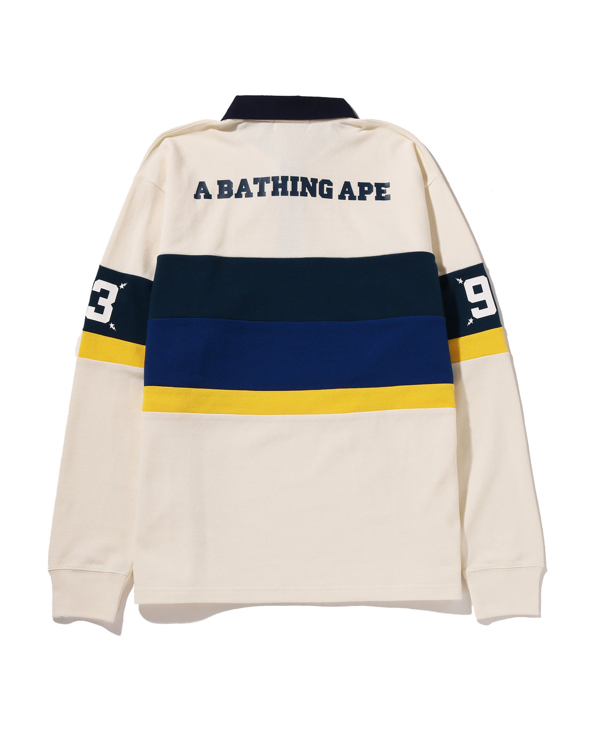 By Bathing Ape Striped Rugby Shirt