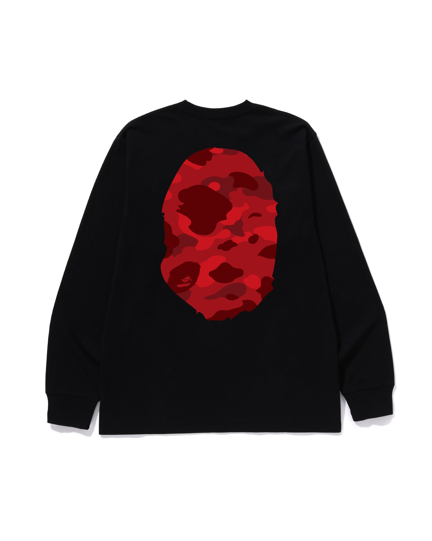 Color Camo Big Ape Head Ls Tee