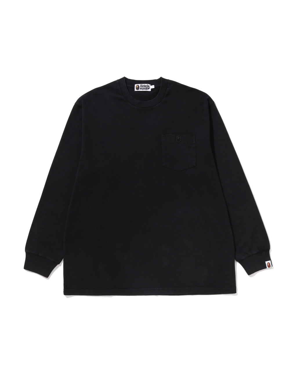 Garment Dye One Point Relaxed Fit Pocket Ls Tee