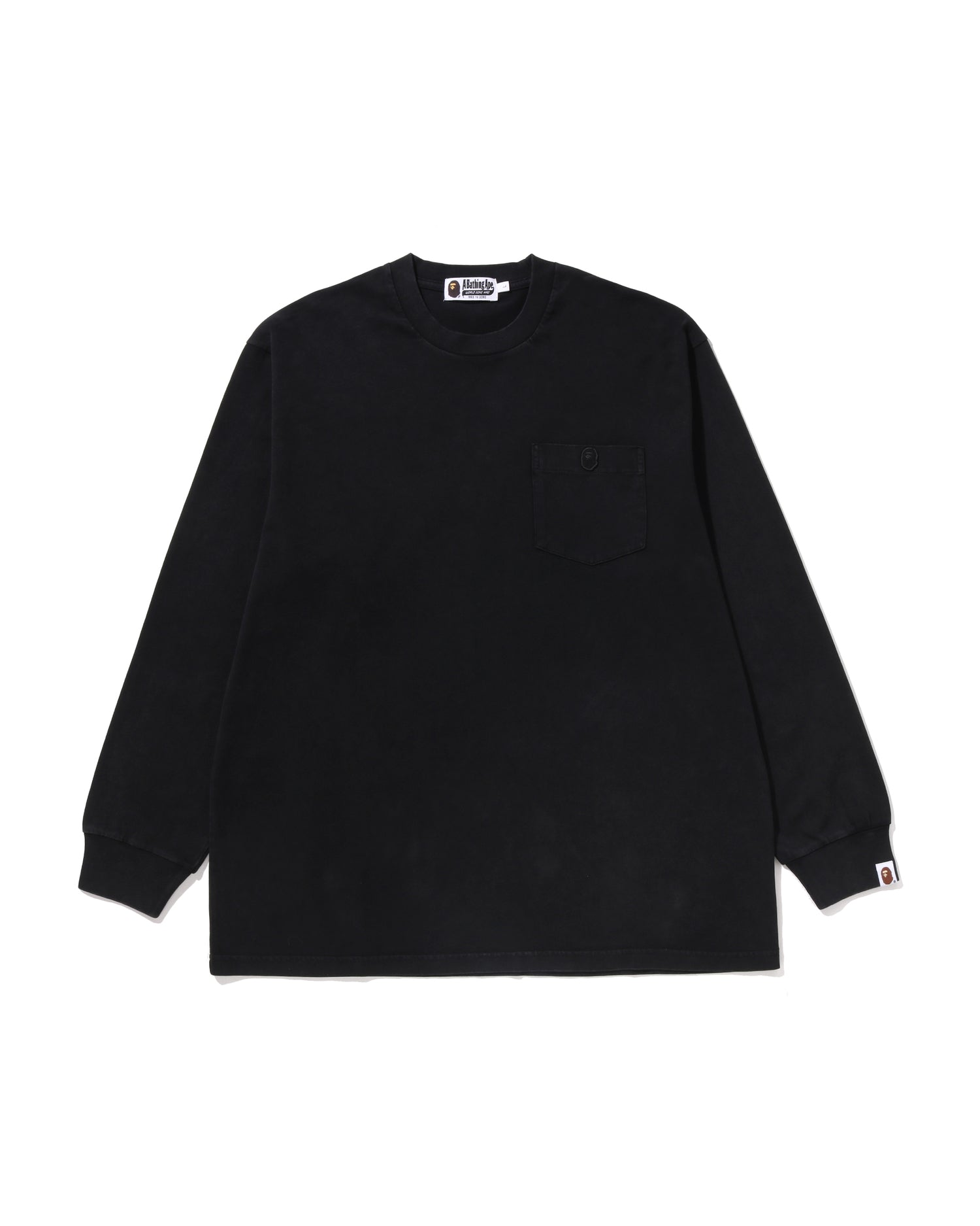 Garment Dye One Point Relaxed Fit Pocket Ls Tee
