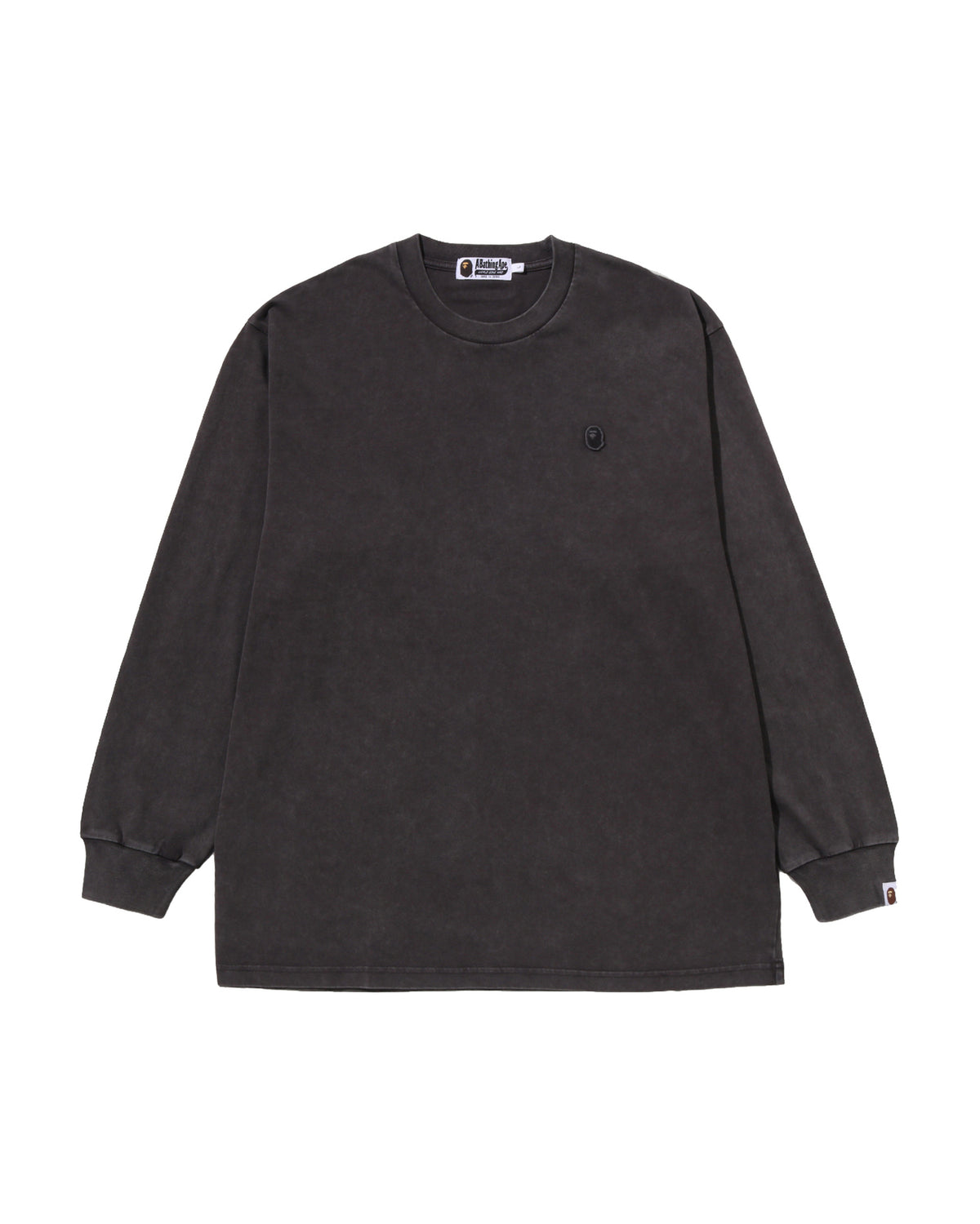 Garment Dyed One Point Relaxed Fit Ls Tee
