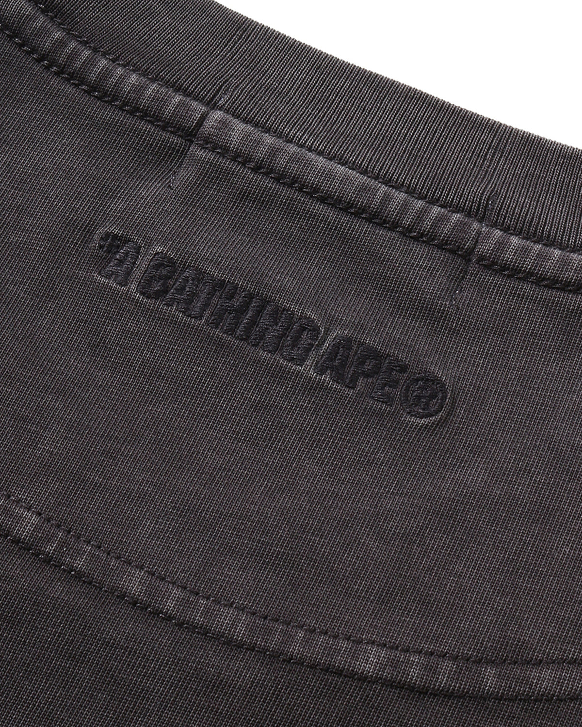 Garment Dyed One Point Relaxed Fit Ls Tee