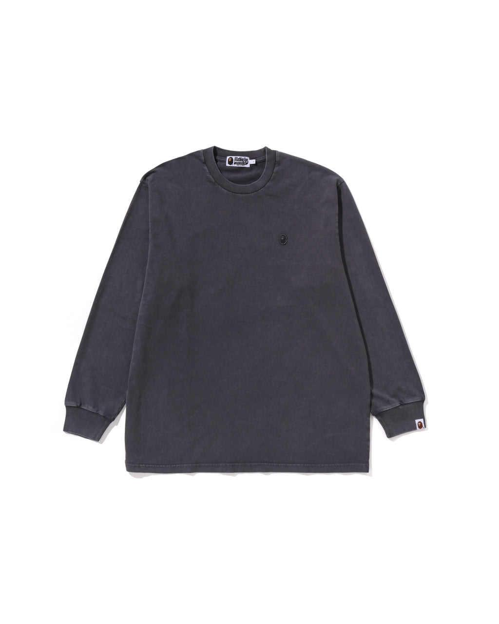 Garment Dye One Point Relaxed Fit Ls Tee