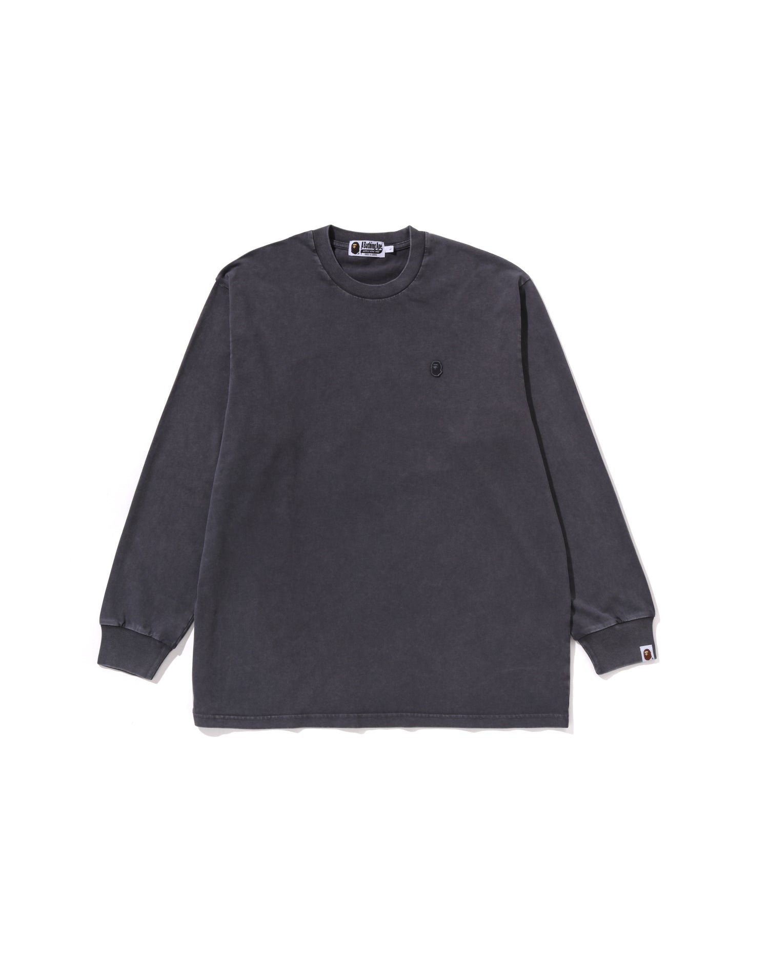 Garment Dye One Point Relaxed Fit Ls Tee