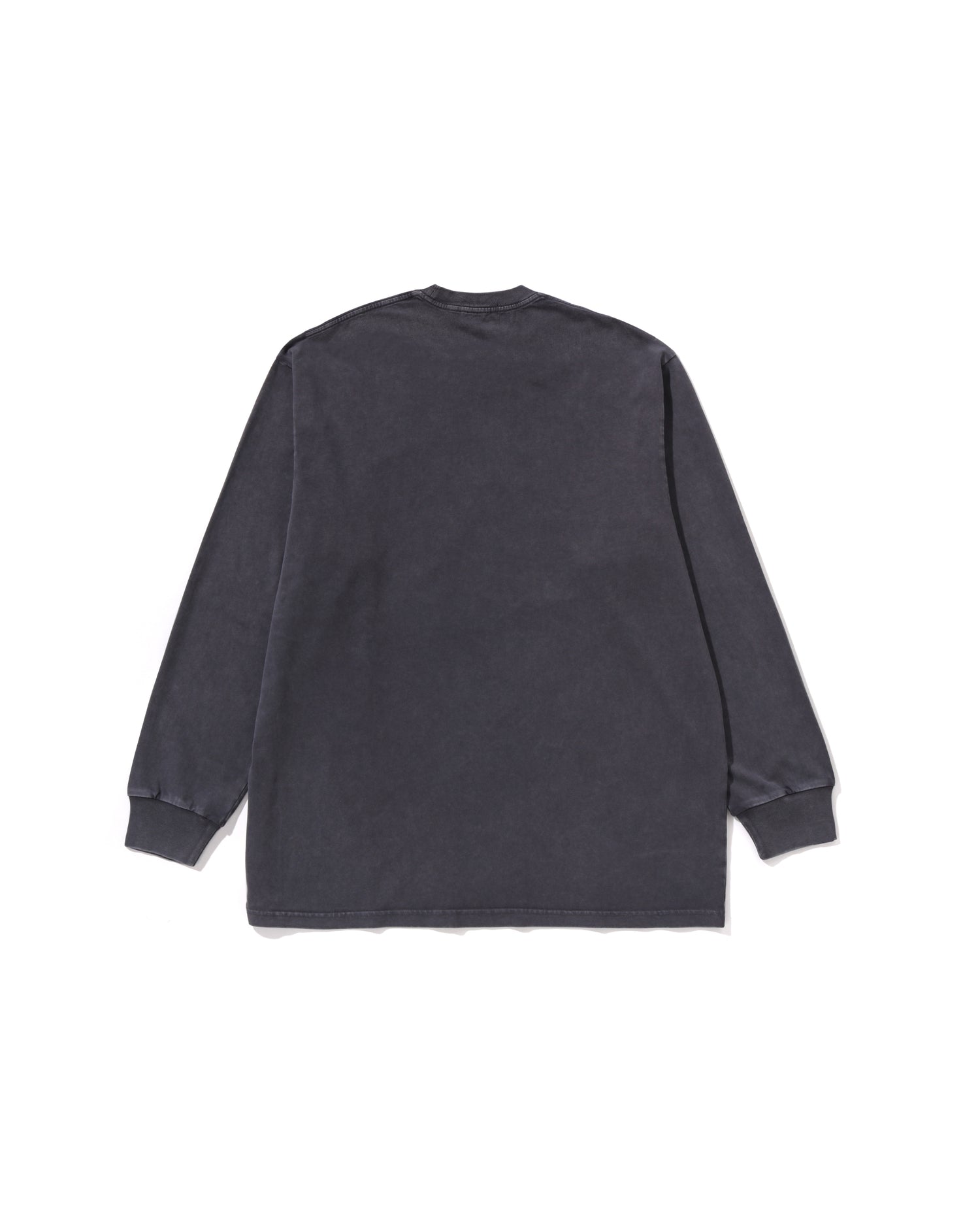 Garment Dye One Point Relaxed Fit Ls Tee