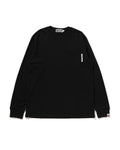 Line Camo Flag Label Pocket Ls Tee