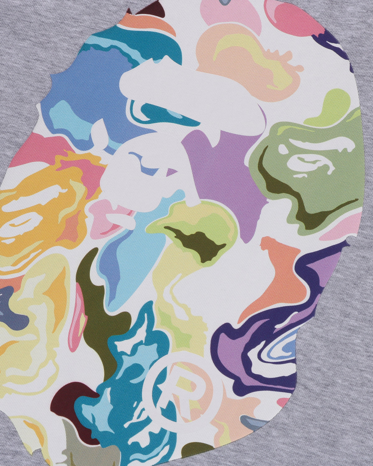 Art Camo Ape Head Relaxed Fit Ls Tee