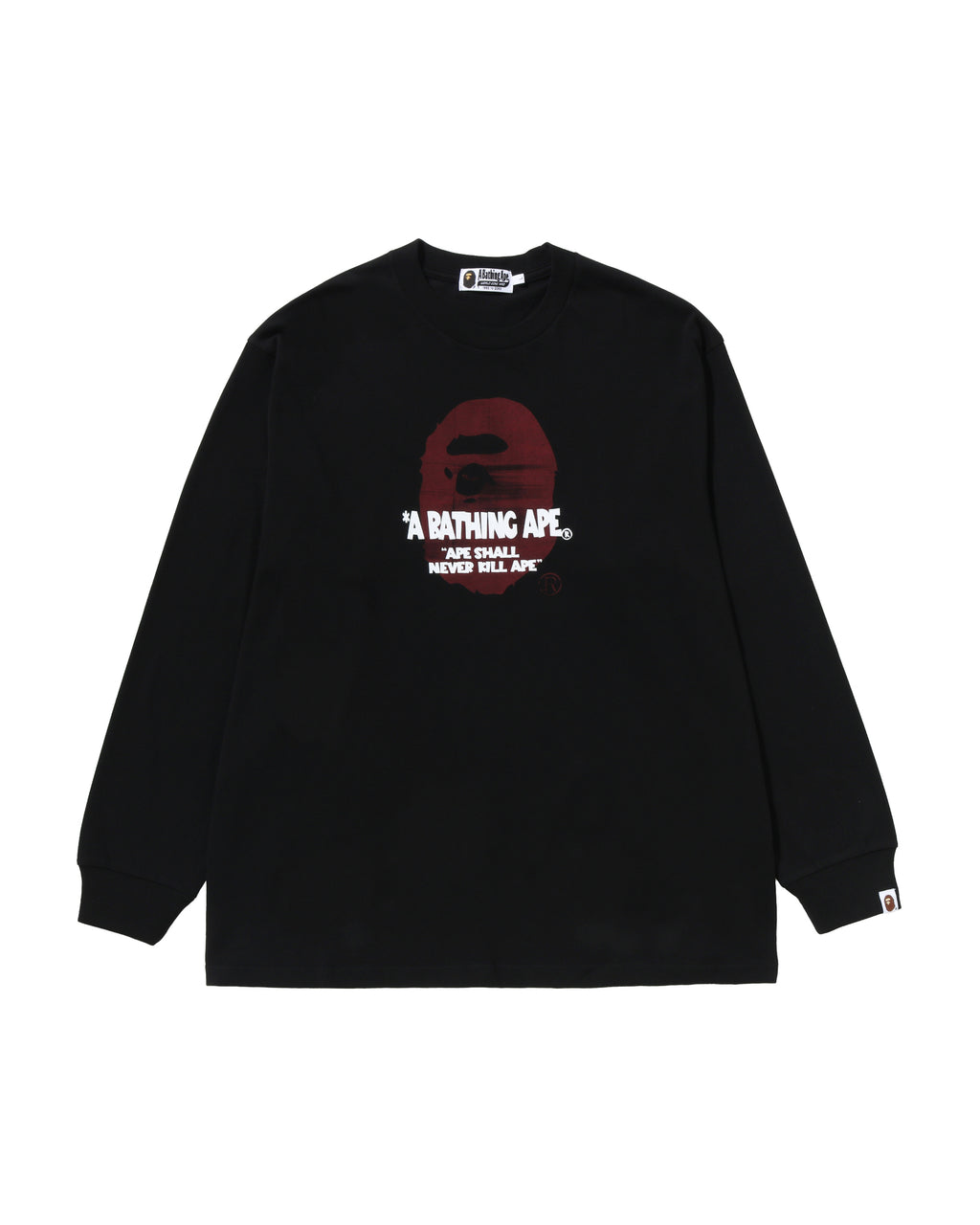 Spray Ape Head Relaxed Fit Ls Tee