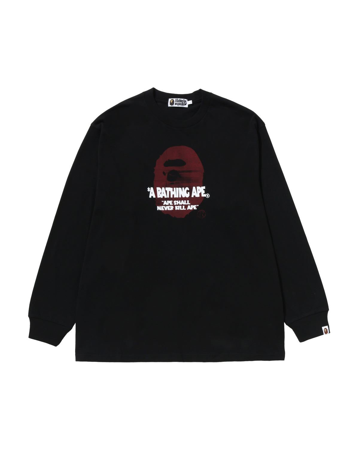 Spray Ape Head Relaxed Fit Ls Tee