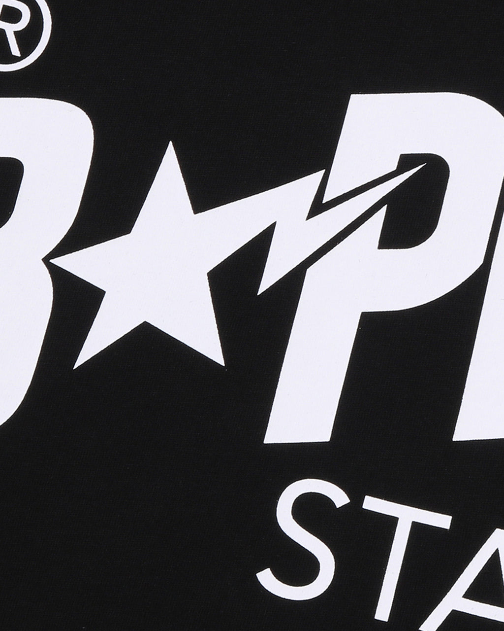 STA Pattern BAPE STA Raglan Cropped Fit Ls Tee