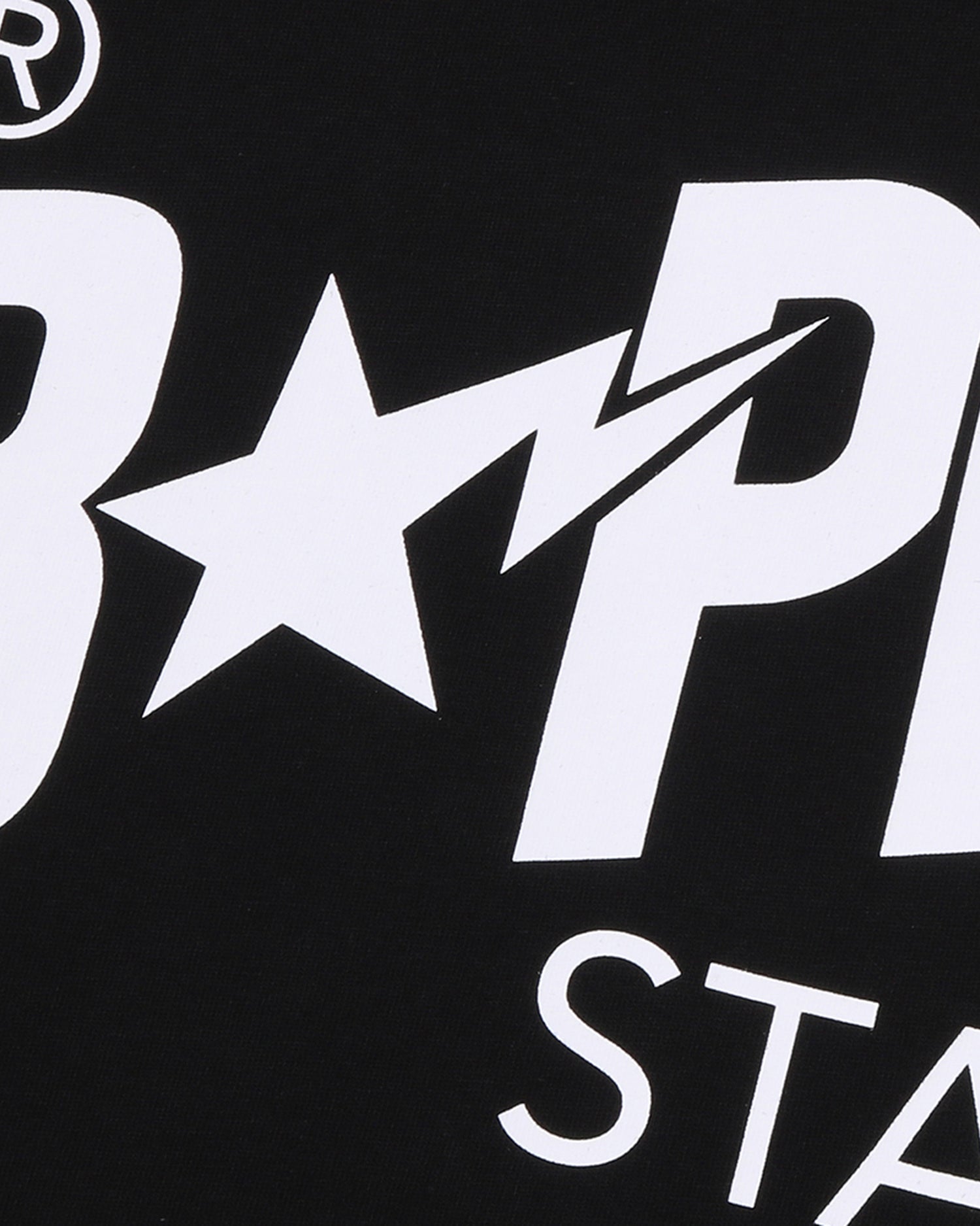 STA Pattern BAPE STA Raglan Cropped Fit Ls Tee
