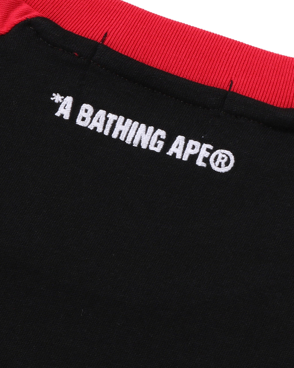 STA Pattern BAPE STA Raglan Cropped Fit Ls Tee