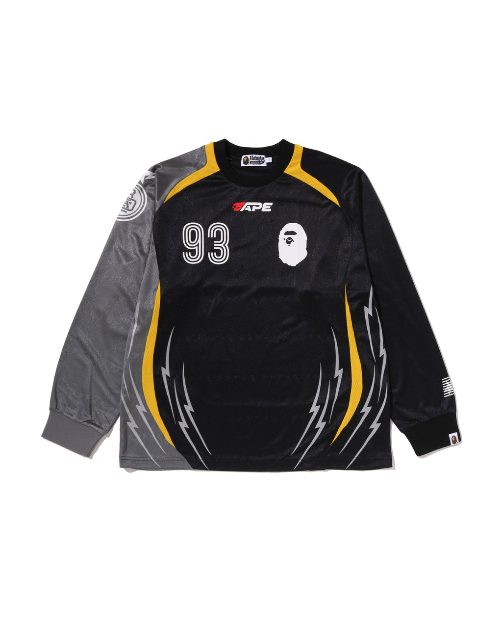 Multi Logo Relaxed Fit Football Ls Jersey