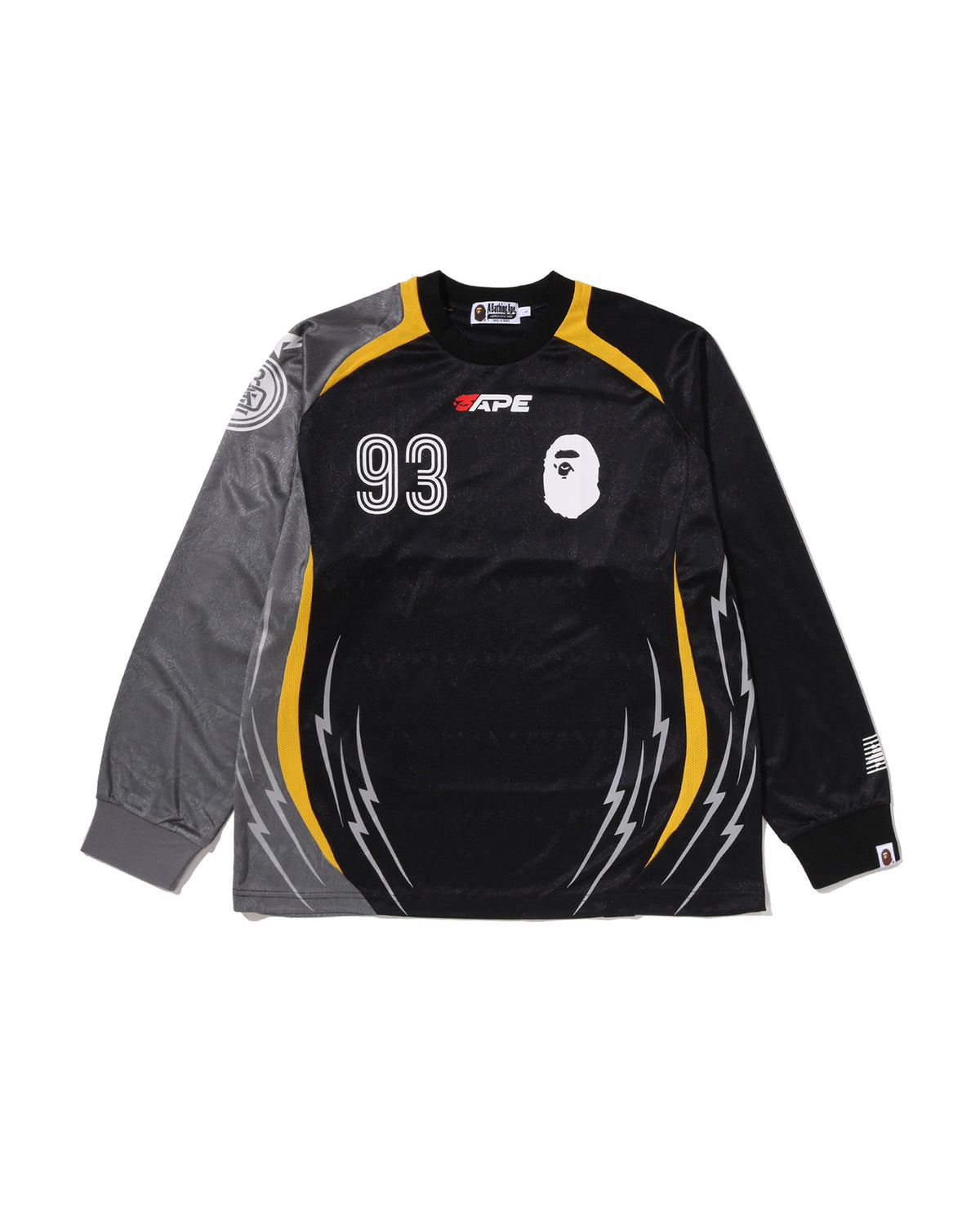 Multi Logo Relaxed Fit Football Ls Jersey