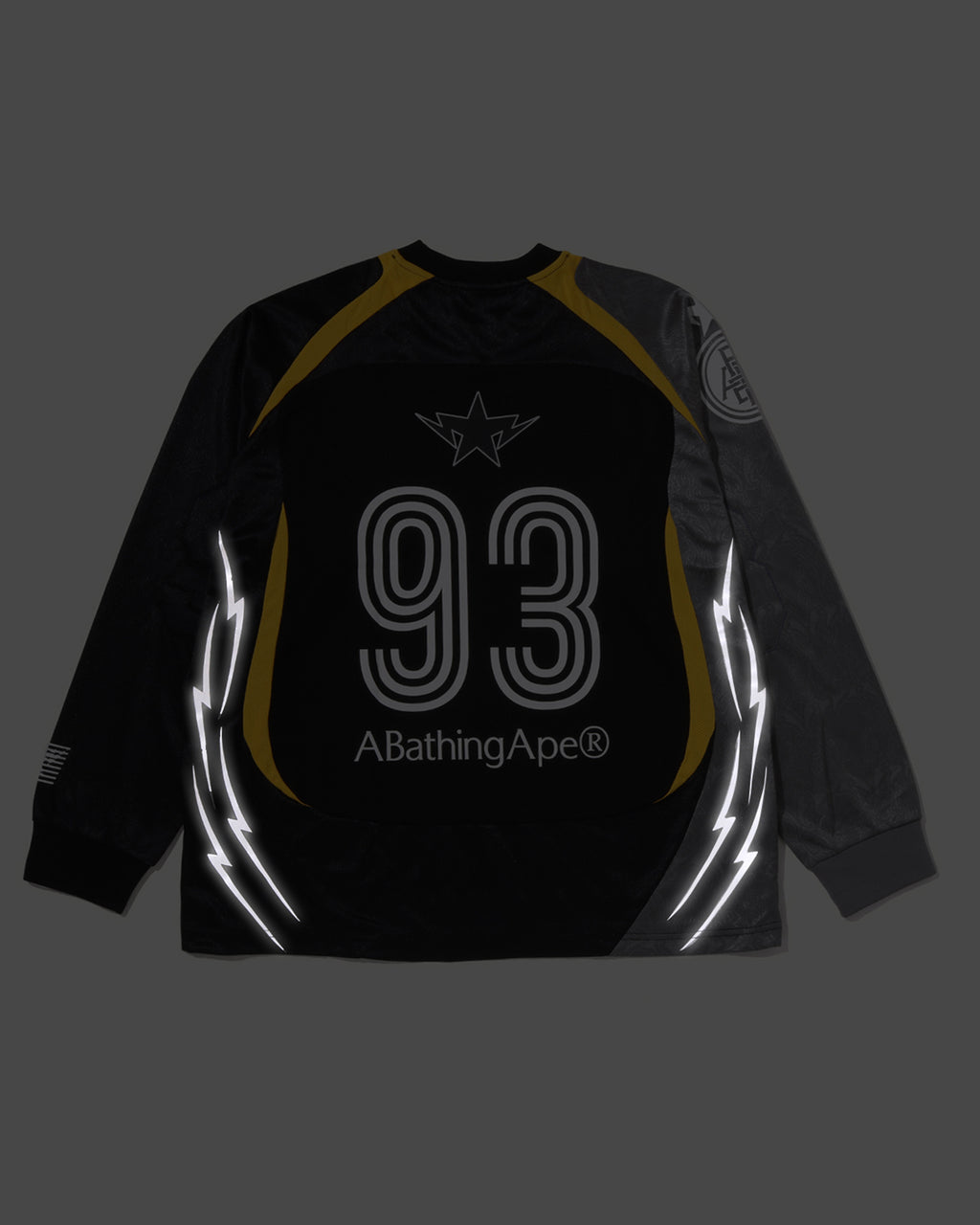 Multi Logo Relaxed Fit Football Ls Jersey