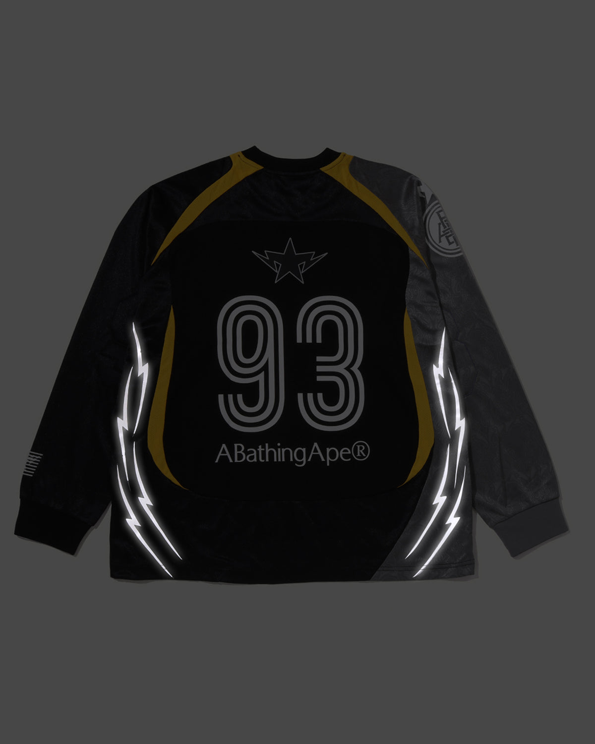Multi Logo Relaxed Fit Football Ls Jersey
