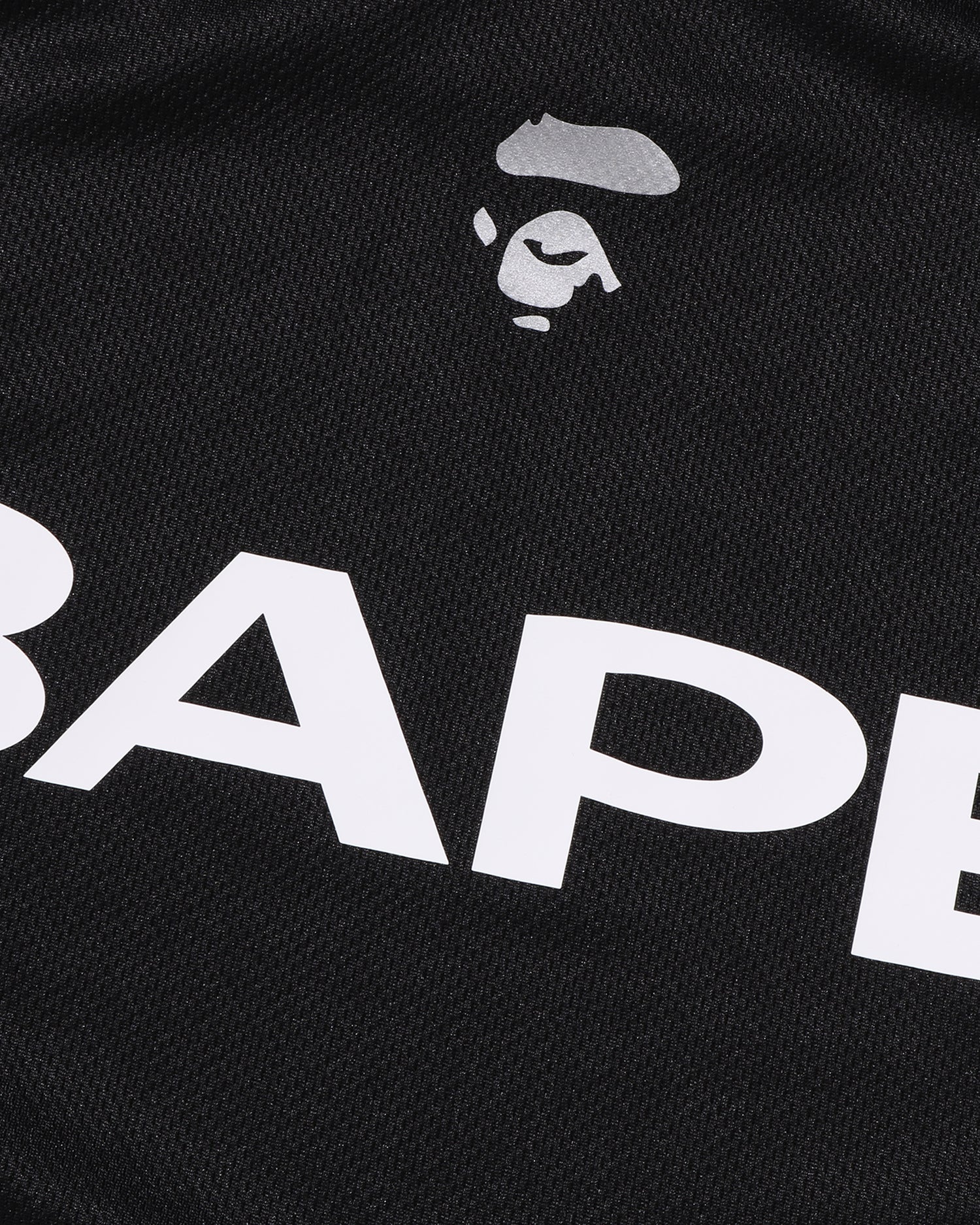 BAPE Soccer Logo Warm Up Relaxed Fit Ls Tee
